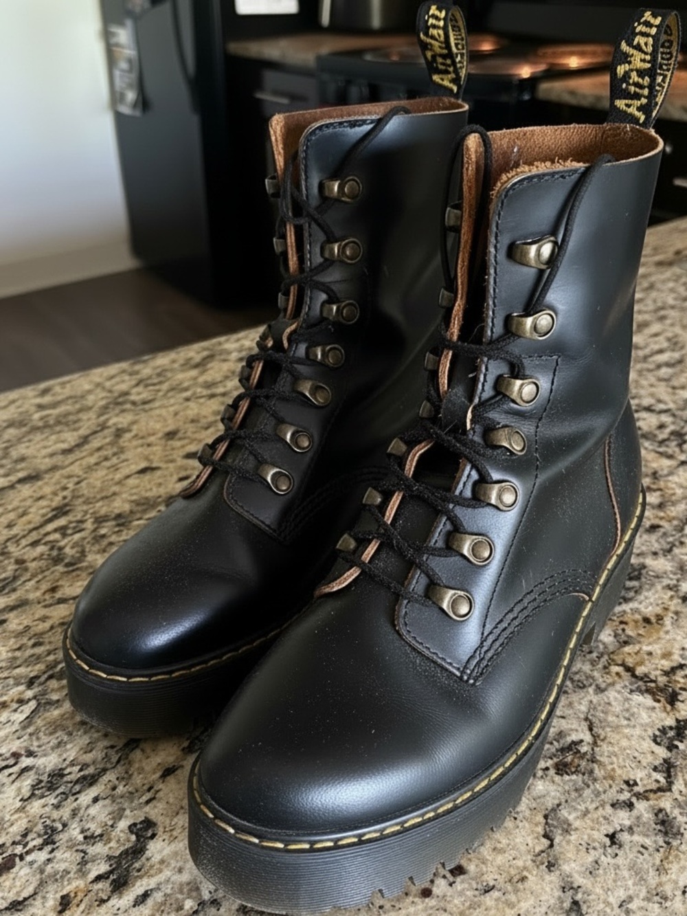 Dr. Martens Leona Heeled Boots